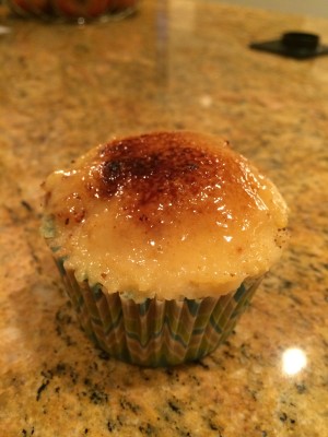 Creme Brulee Cupcake